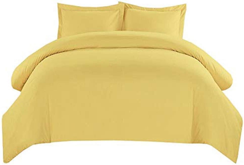 Solid White 550-Thread-Count King Cotton Sateen Duvet Cover T777