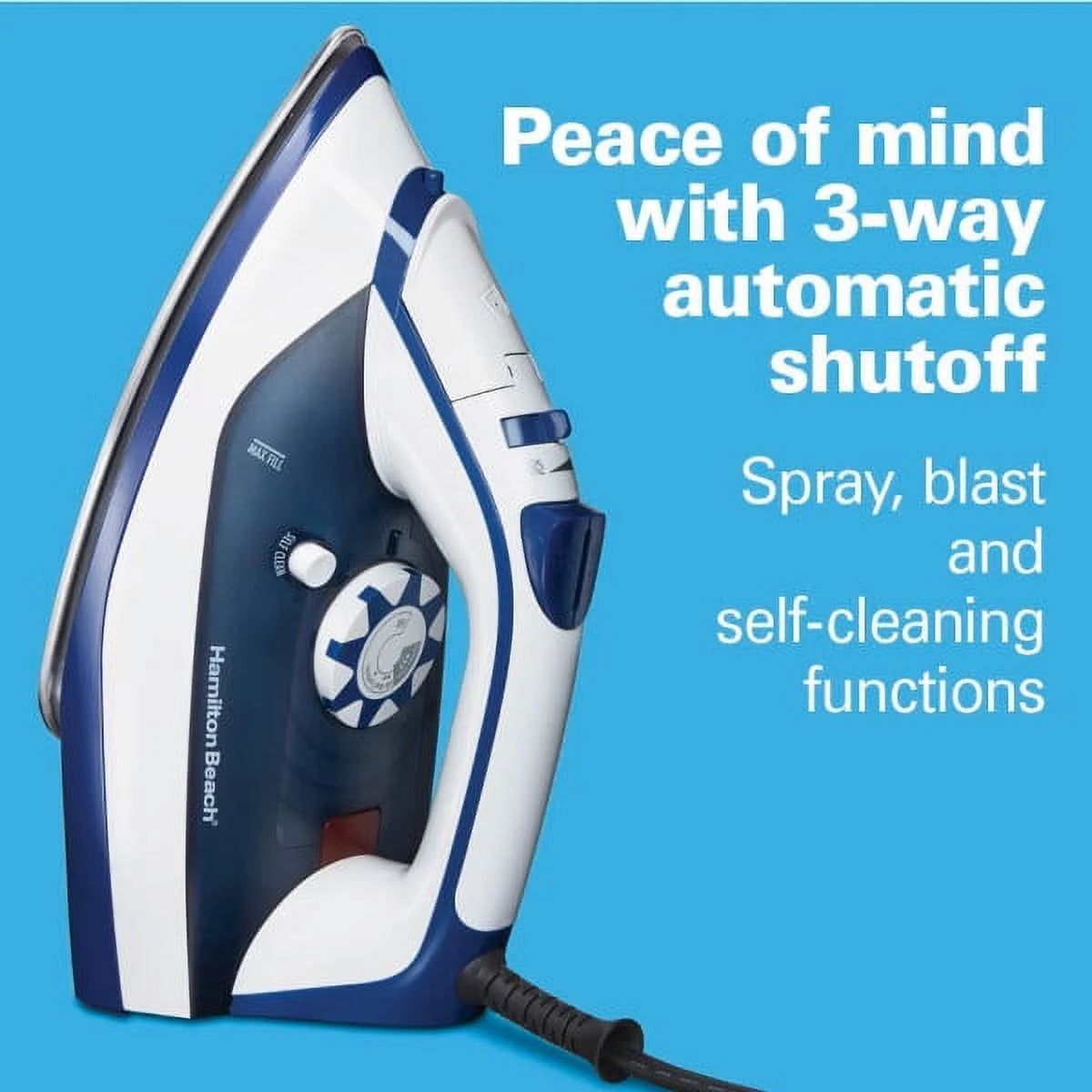 Stainless Steel Soleplate Steam Iron V279