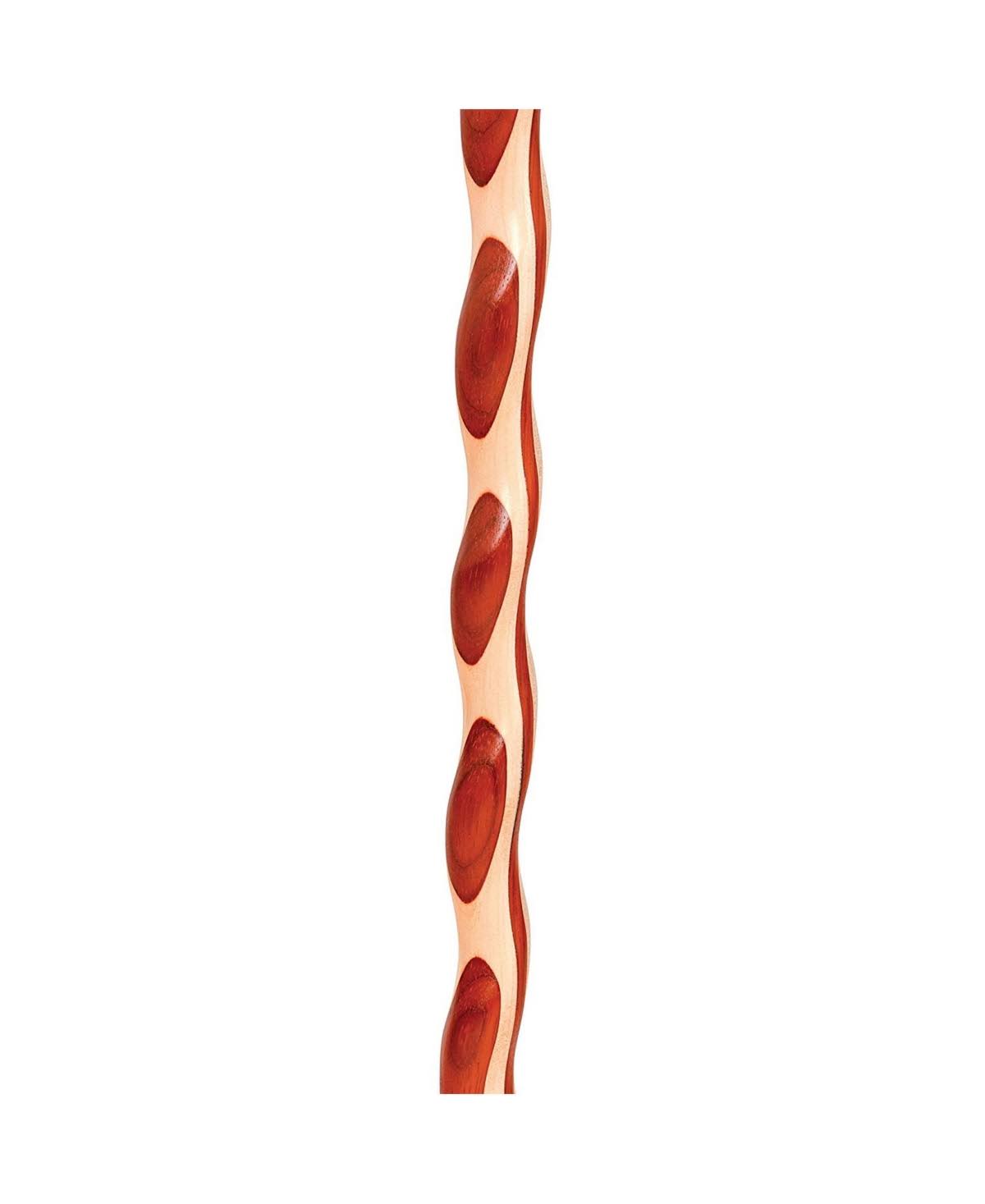 Twisted Laminated Padauk Maple Walking Cane I796