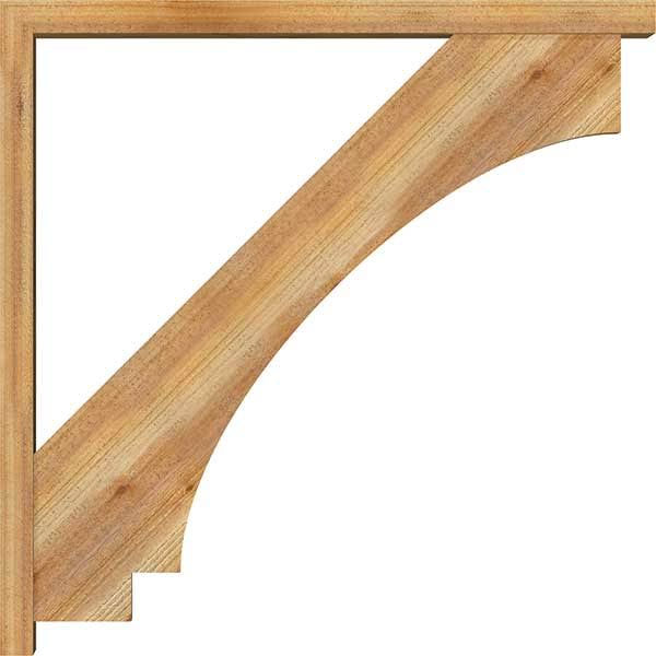 Imperial Block Rough Sawn Bracket with Offset Brace I981