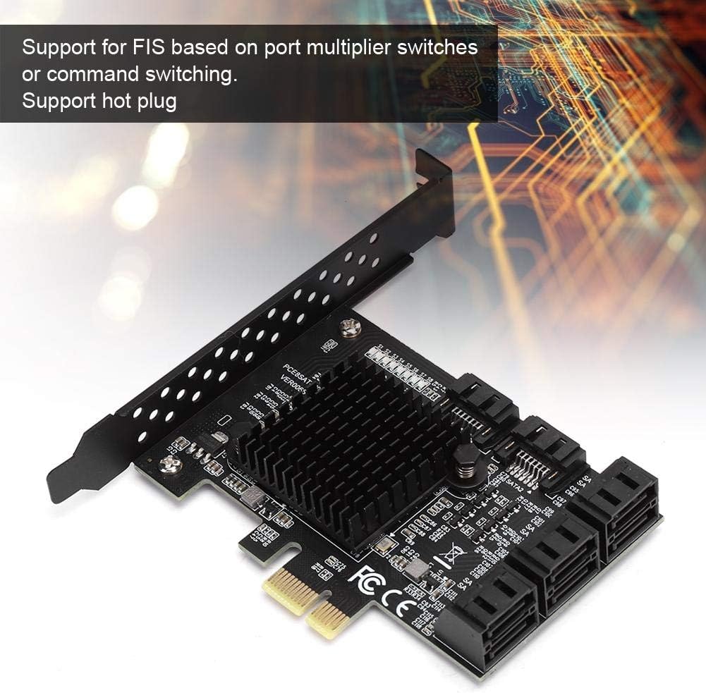 SATA 3.0 PCI-E 8 Port Controller Expansion Card with Low Profile Bracket A382