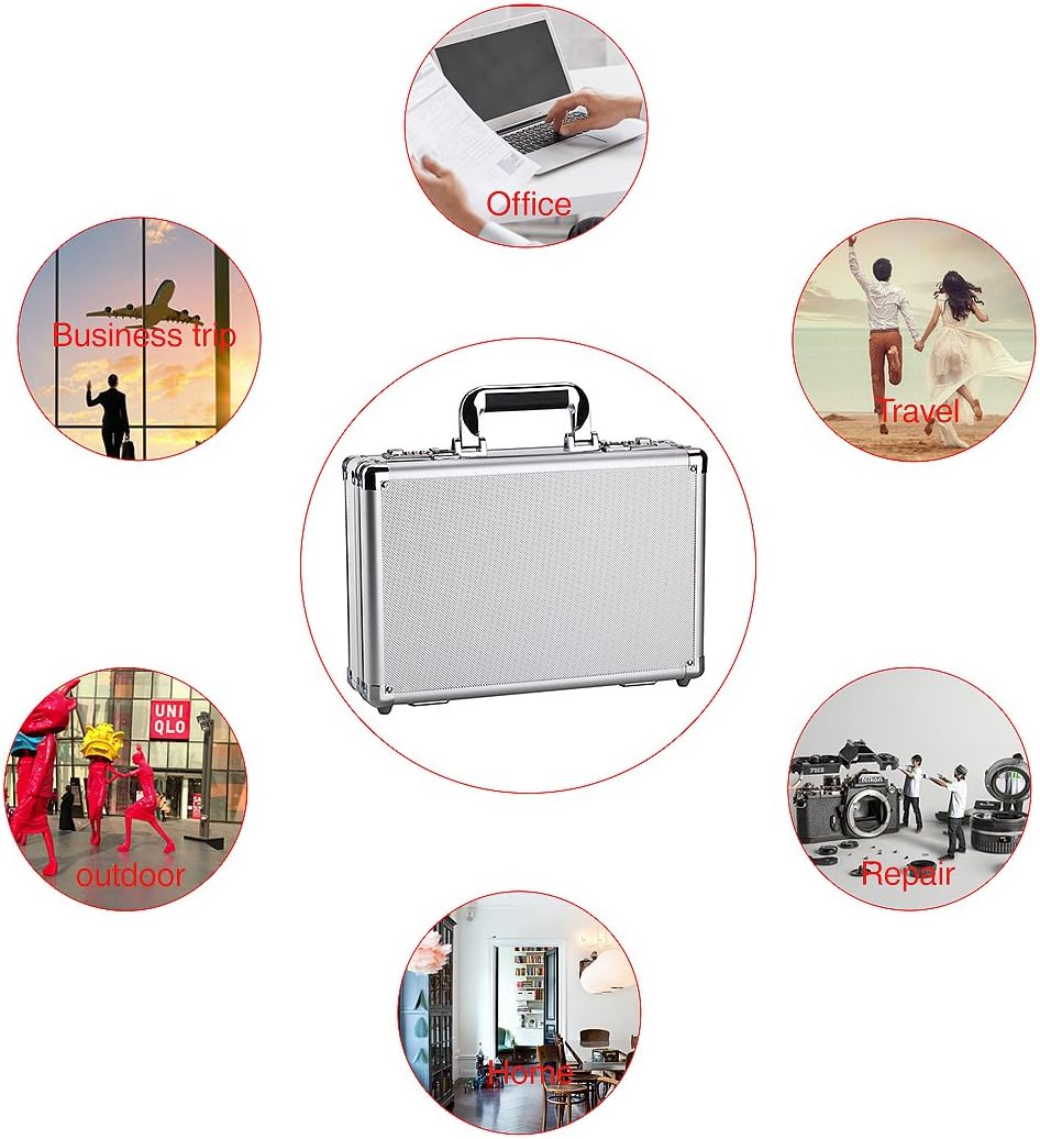 Silver Aluminum Hard Case U441692
