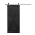 Knotty Pine Solid Wood Interior Barn Door Slab M36183