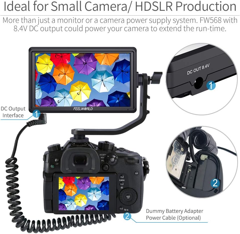 5.5 inch DSLR Camera Field Monitor with 4K HDMI B984394