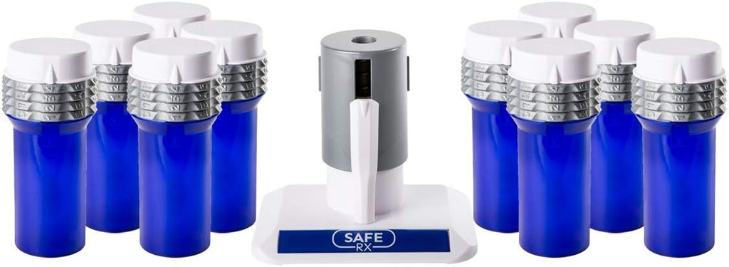 Locking Pill Bottle 10 Pack B9051