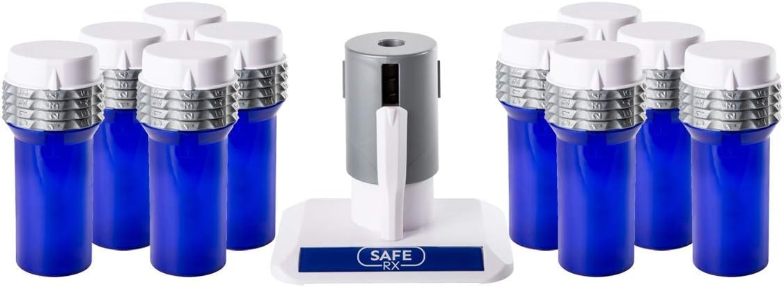 Locking Pill Bottle 10 Pack B9051
