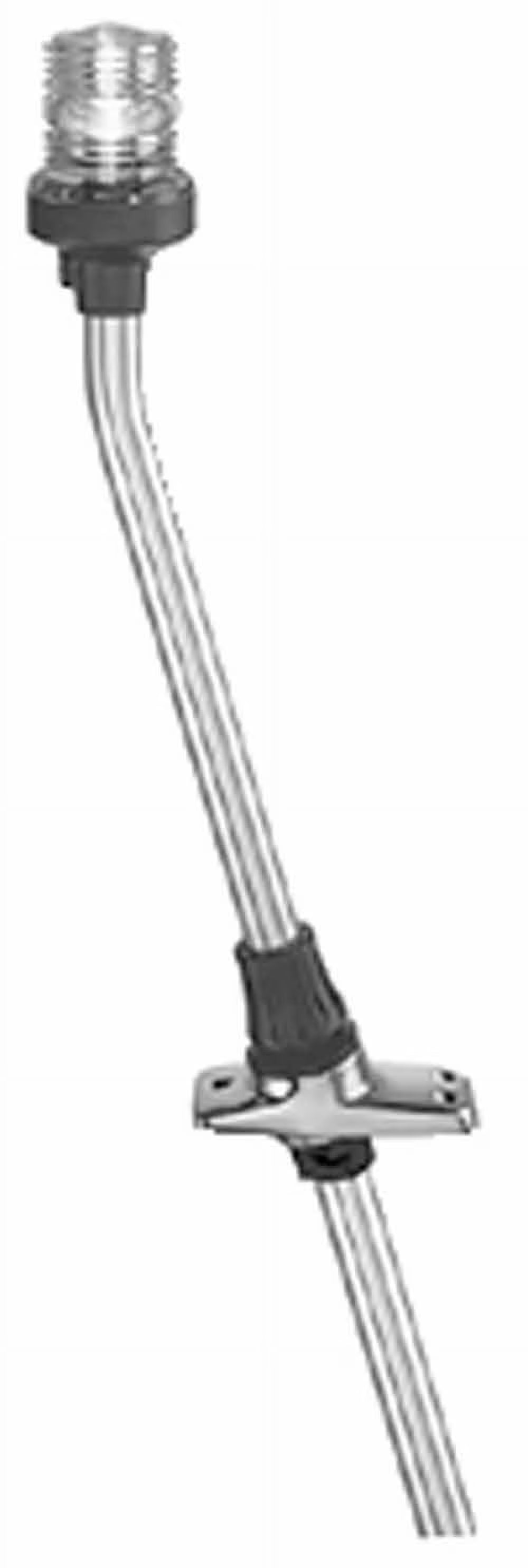 Telescoping Pole Light with Base & Clear Fresnel Globe J28020