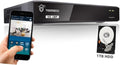 8-Channel Hybrid DVR Security Recorder with 1TB Hard Drive (Renewed) O327