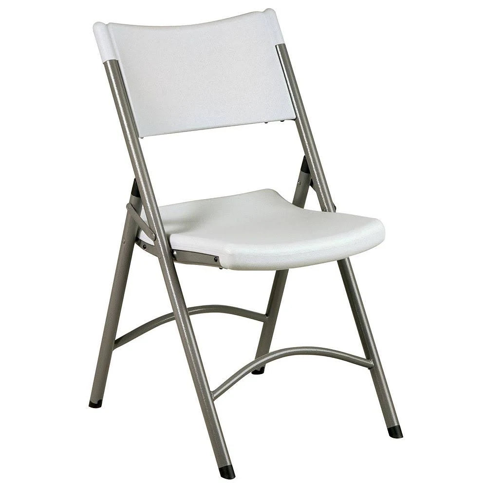 White Folding Resin Chair - 4 count R6732