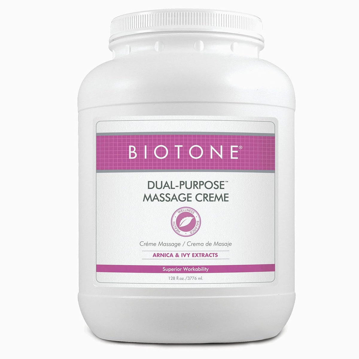 Dual-Purpose Massage Crème with Arnica and Ivy Extracts, Pack of 2 L80655
