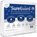 Split King Size 100% Waterproof Zippered Box Spring Encasement Pack W933