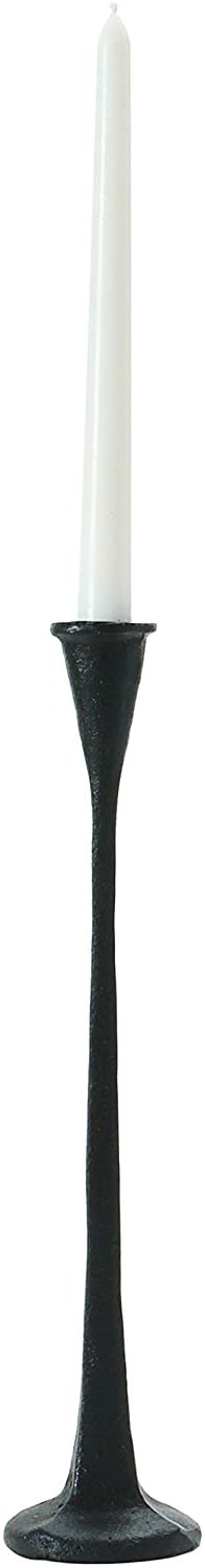 Black Cast Iron Taper Holder W6912