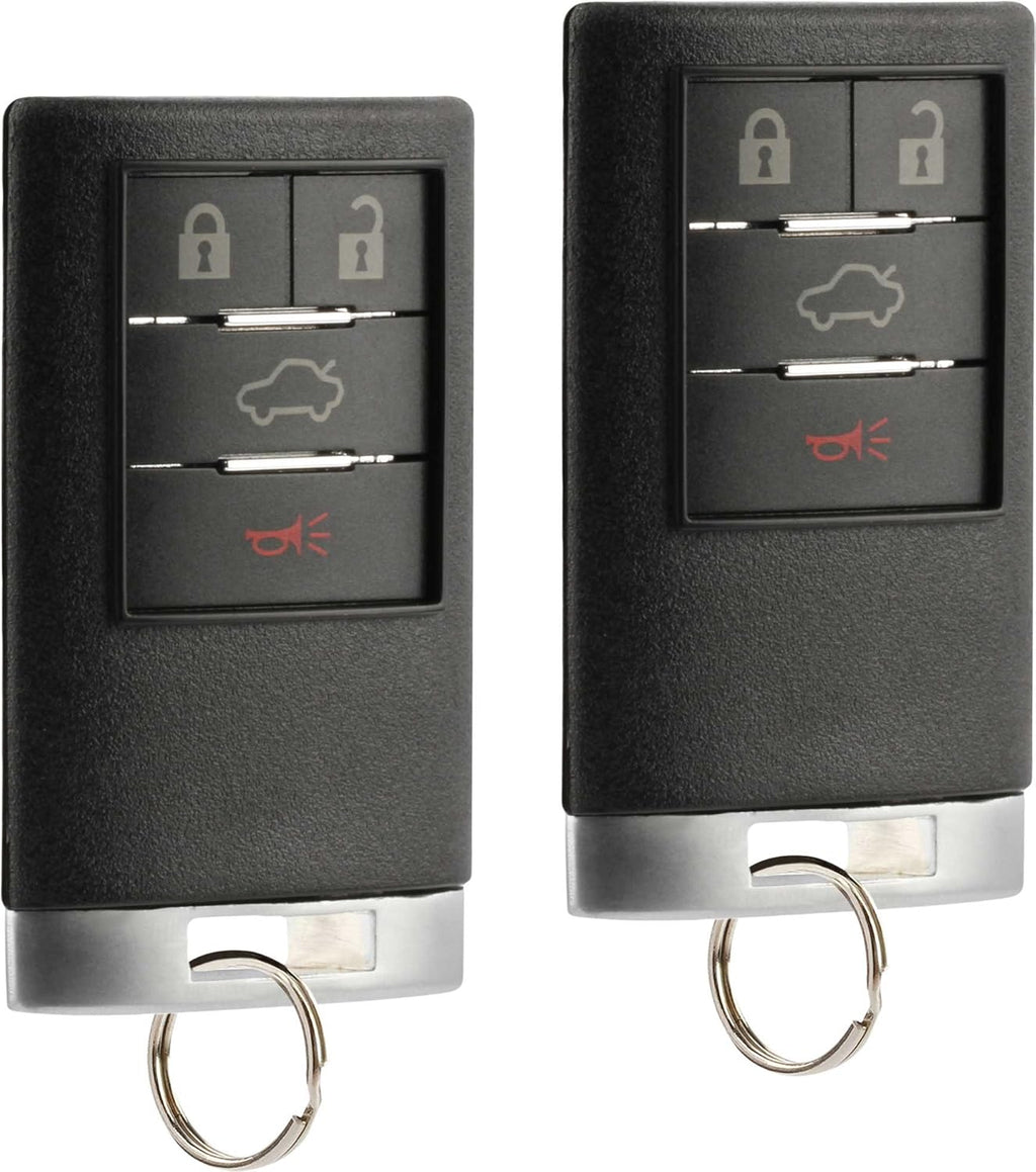 Pack of 2 Key Fob Keyless Entry Remote for Cadillac Escalade Y66664