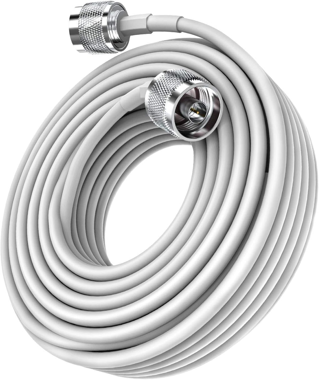 N Male to N Male Coaxial Cable, 50 Ft / 15 Meter C910