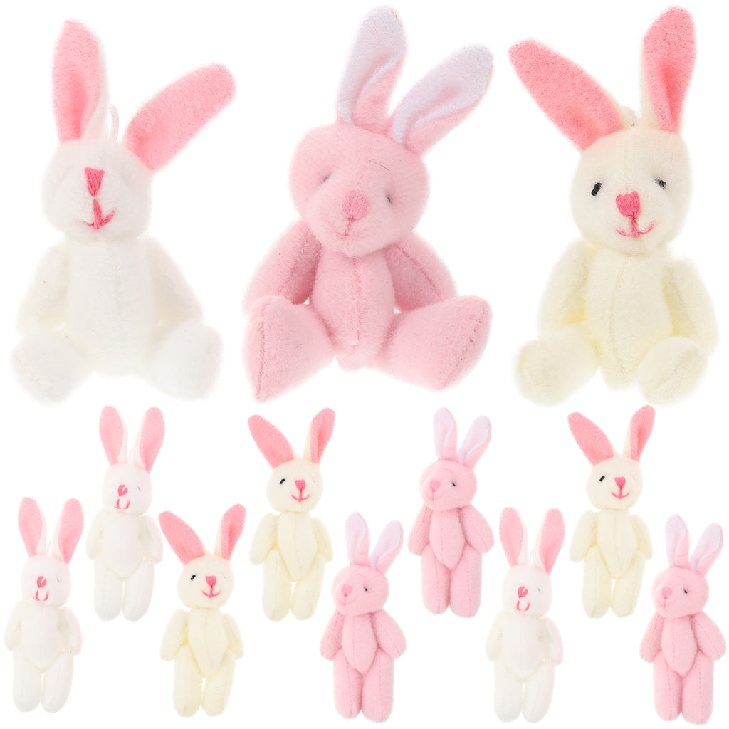 30 Pcs Mini Bunny Plush Toy Kawaii Plush C3367