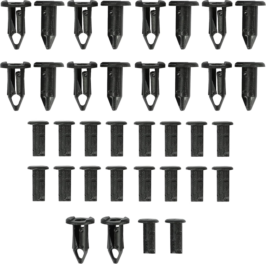 Black Radiator and Battery Protection Panels Pack of 2 P1870