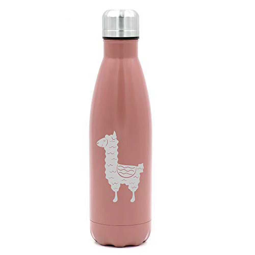 17 oz. Double Wall Vacuum Insulated Stainless Steel Water Bottle Travel Mug Cup (Rose Gold) G745679