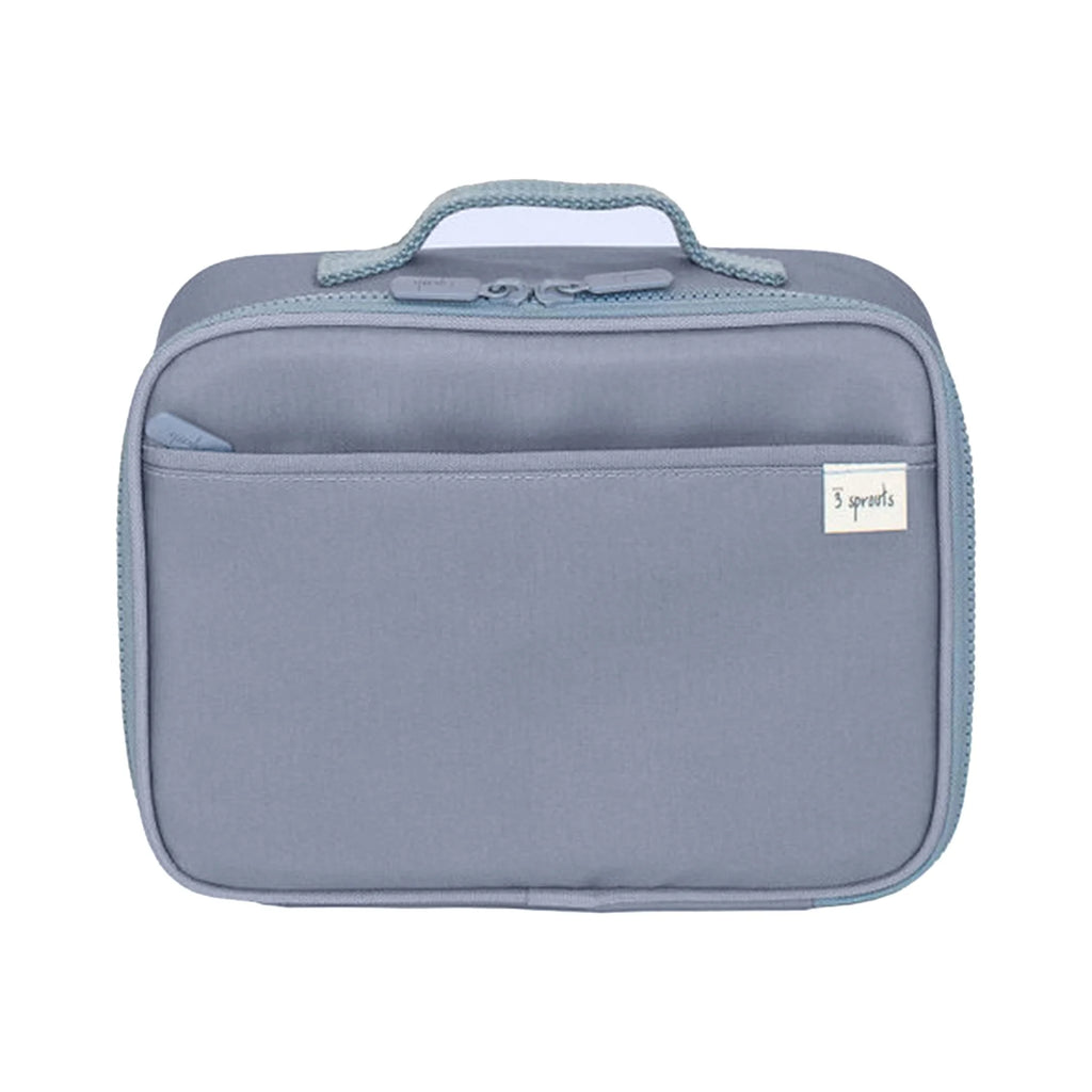Blue Insulated Recycled Fabric Lunch Bag Q70575