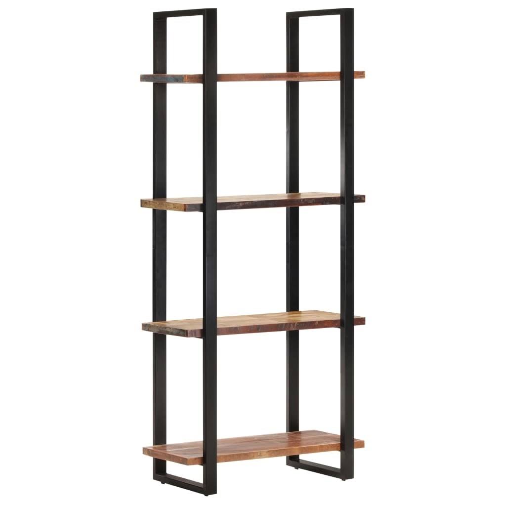 4-Tier Solid Reclaimed Wood Bookcase D602119