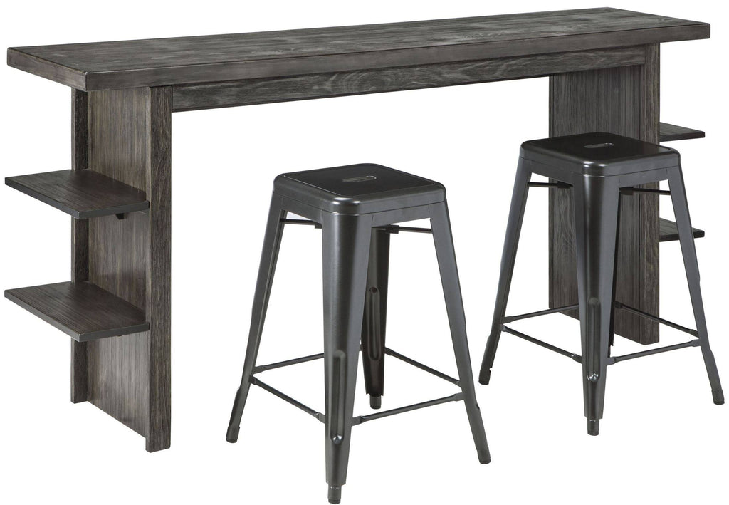 Dark Gray Long Counter Table H41642