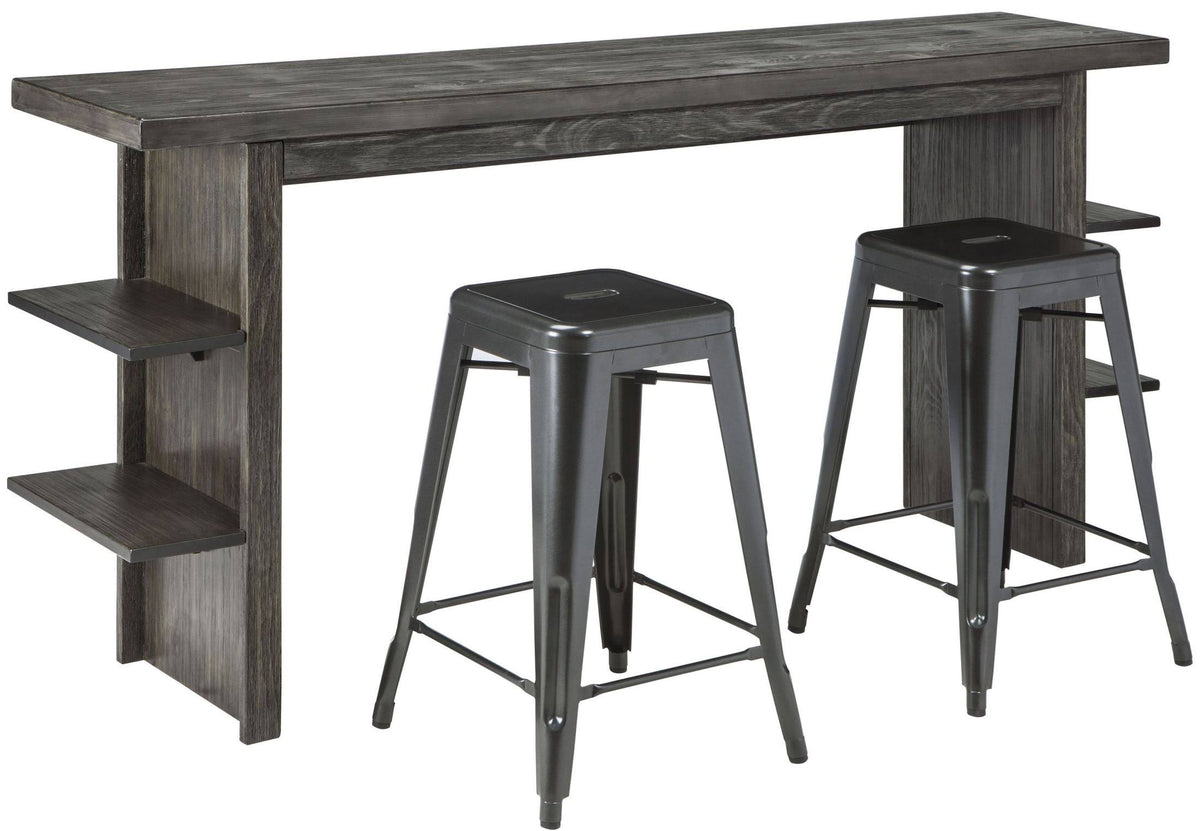 Dark Gray Long Counter Table H41642