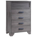 Weathered Grey 5 Drawers Chest T985725