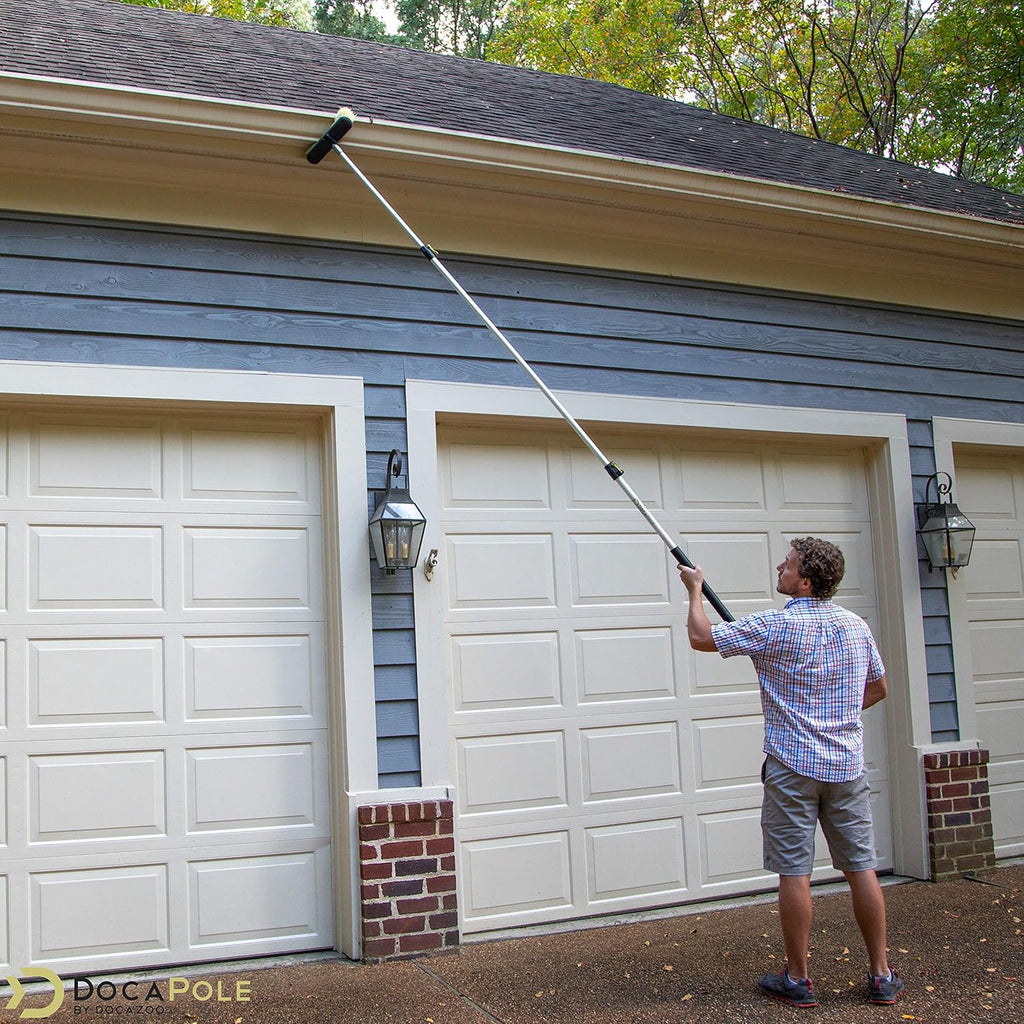 Deck Brush with 6-24 Foot Extension Pole, Pack of 2 H436329