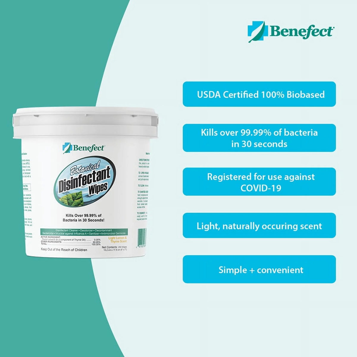Botanical Disinfectant Wipes X334854