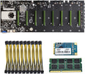 Miner Motherboard with 8GB RAM, 128G MSATA SSD, 8 GPU Slot L553647