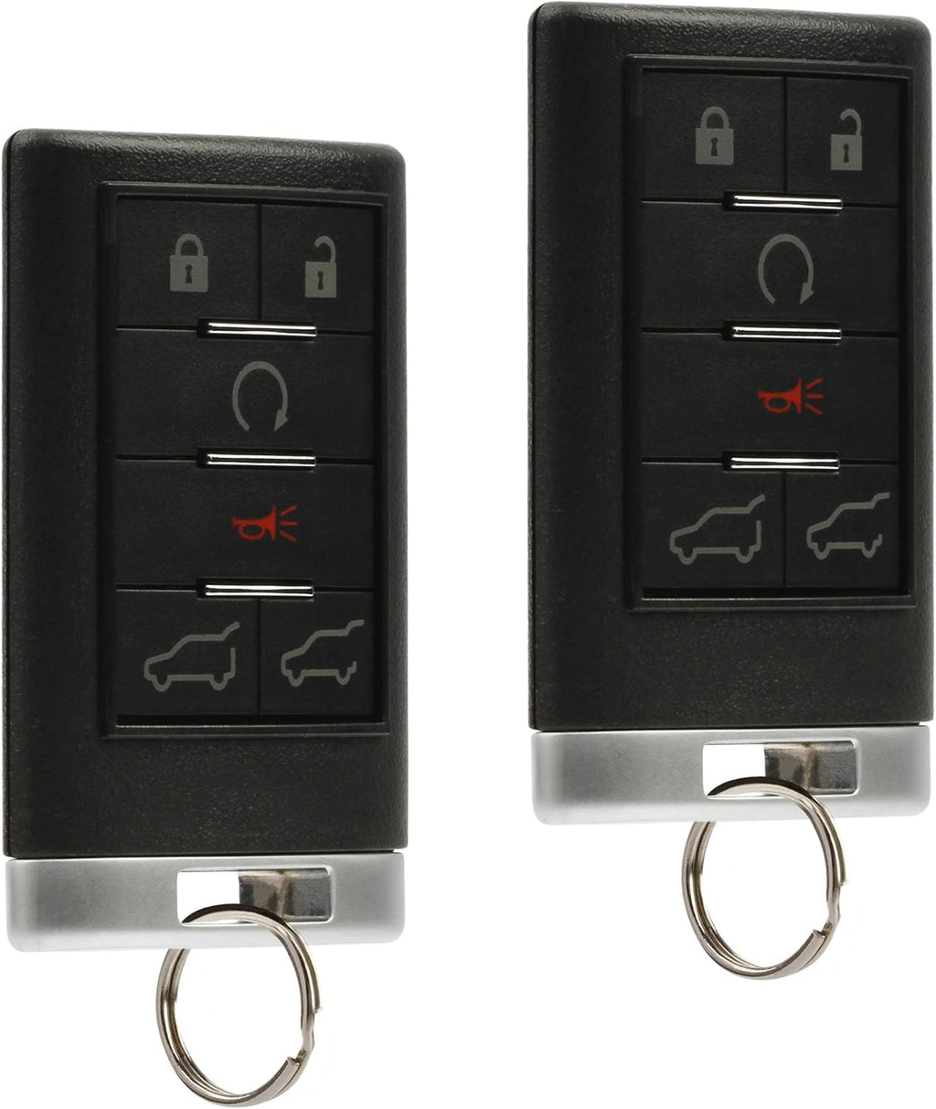 Pack of 2 Key Fob Keyless Entry Remote for Cadillac Escalade Y66664