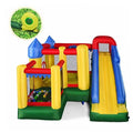 Inflatable Bounce House with 735W Blower, 50 Pcs Ocean Balls, Carry Bag and Stakes L121