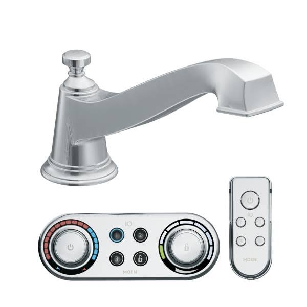 Chrome Electronic Roman Tub Filler Faucet X8827