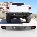 Steel Full Width Rear Bumper with 2 LED Lights D702