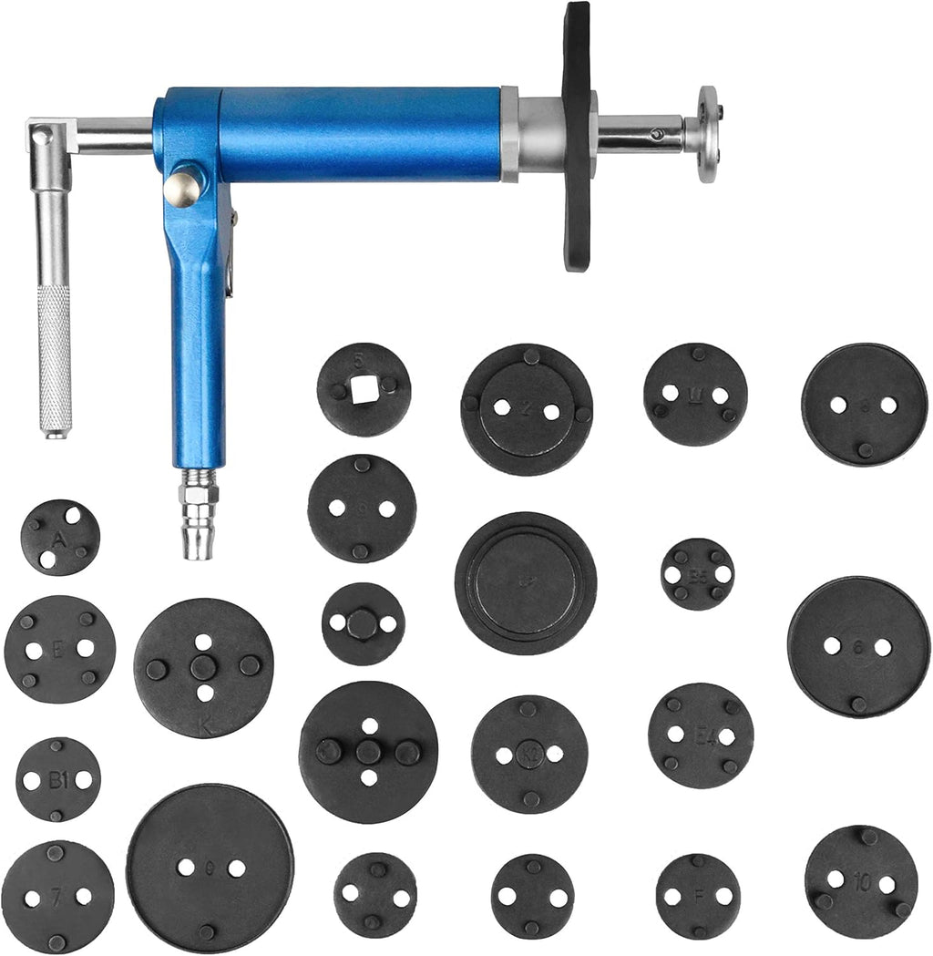 23PCS Pneumatic Brake Caliper Wind Back Tool Kit with Adapters X2897