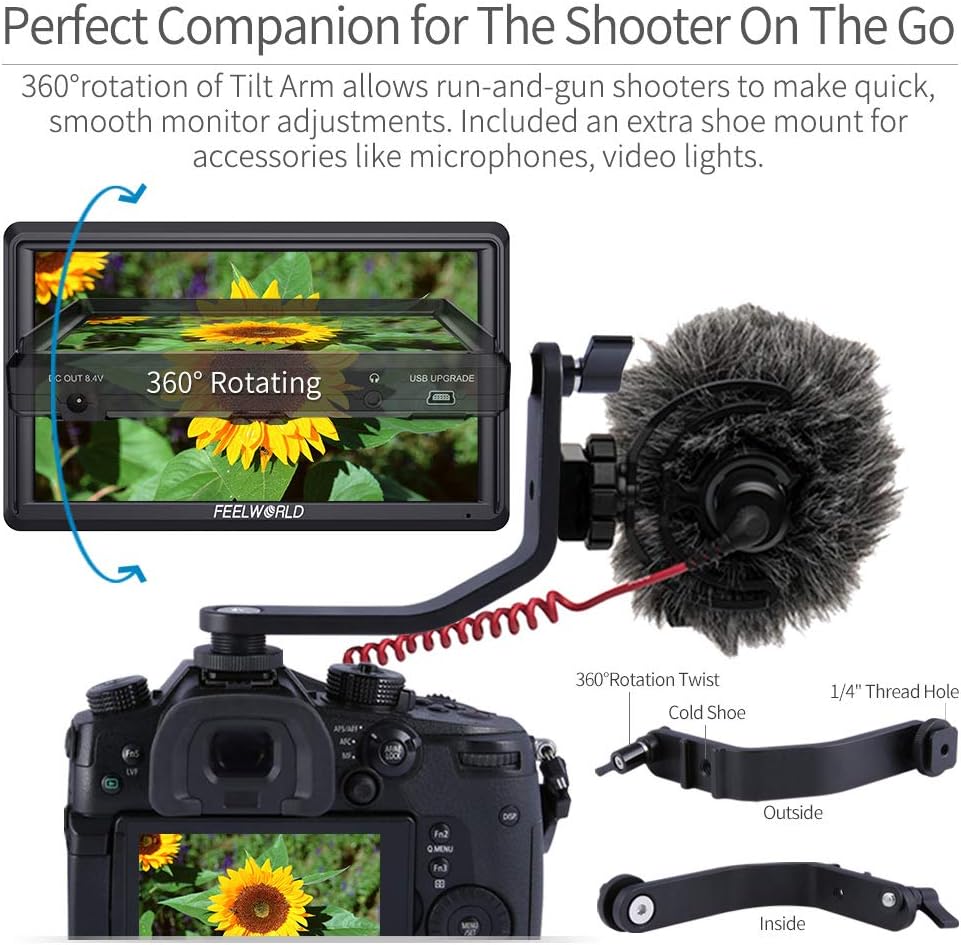 5.5 inch DSLR Camera Field Monitor with 4K HDMI B984394
