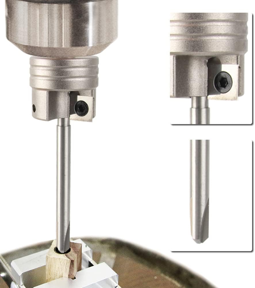 Pen Barrel Trimmer Kits with No-Sharpening Cutting Head, 7mm, 27/64", 10mm Pen Mill Pilot Cutter Shafts, Pack of 2 I549931