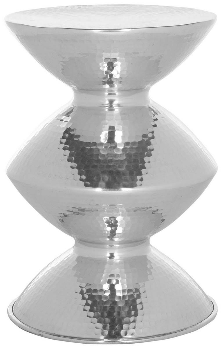 Silver Metal Table Stool Y413970