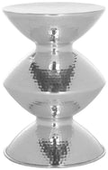 Silver Metal Table Stool Y413970