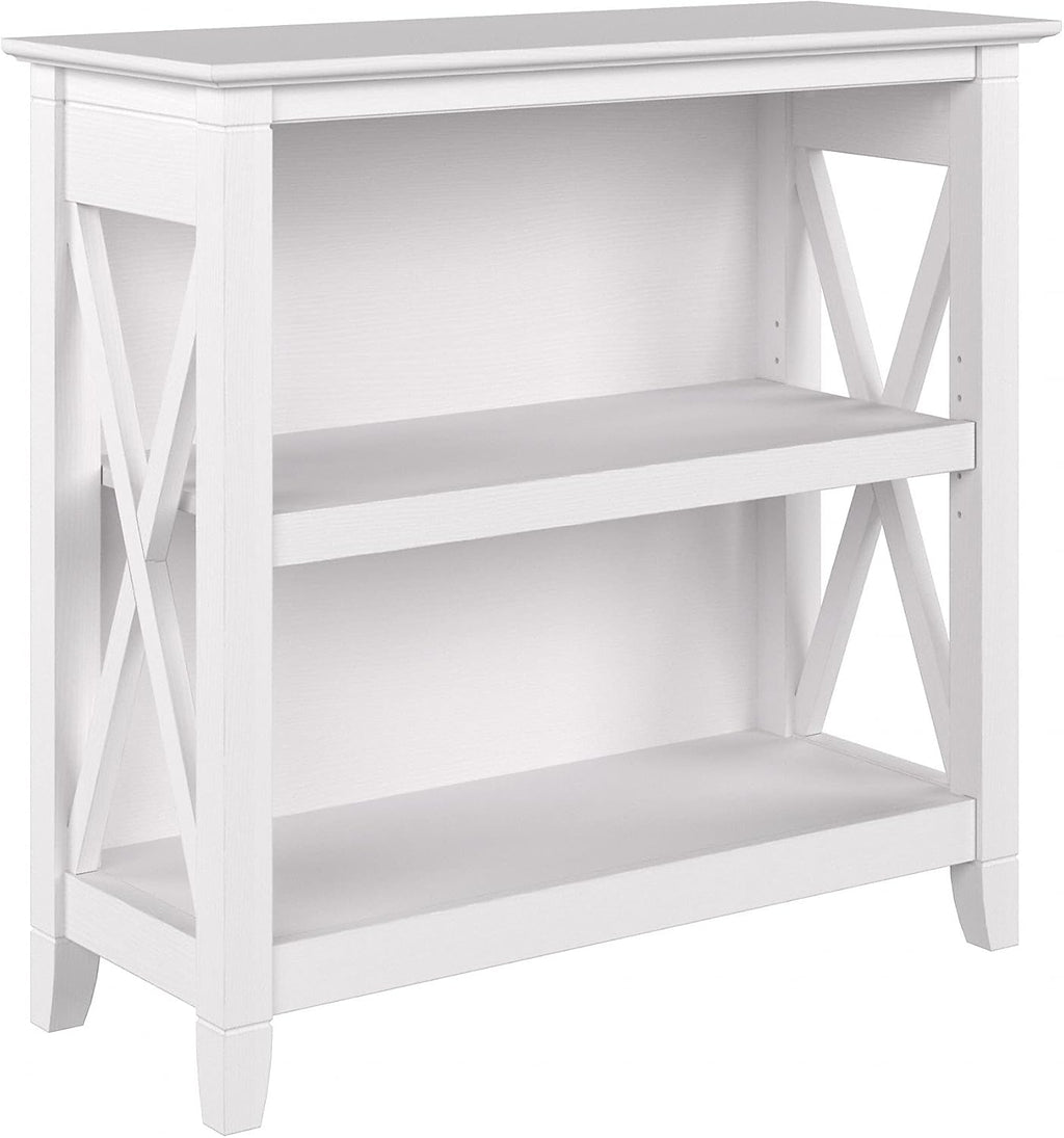 Pure White Oak 2 Shelf Bookcase V52691