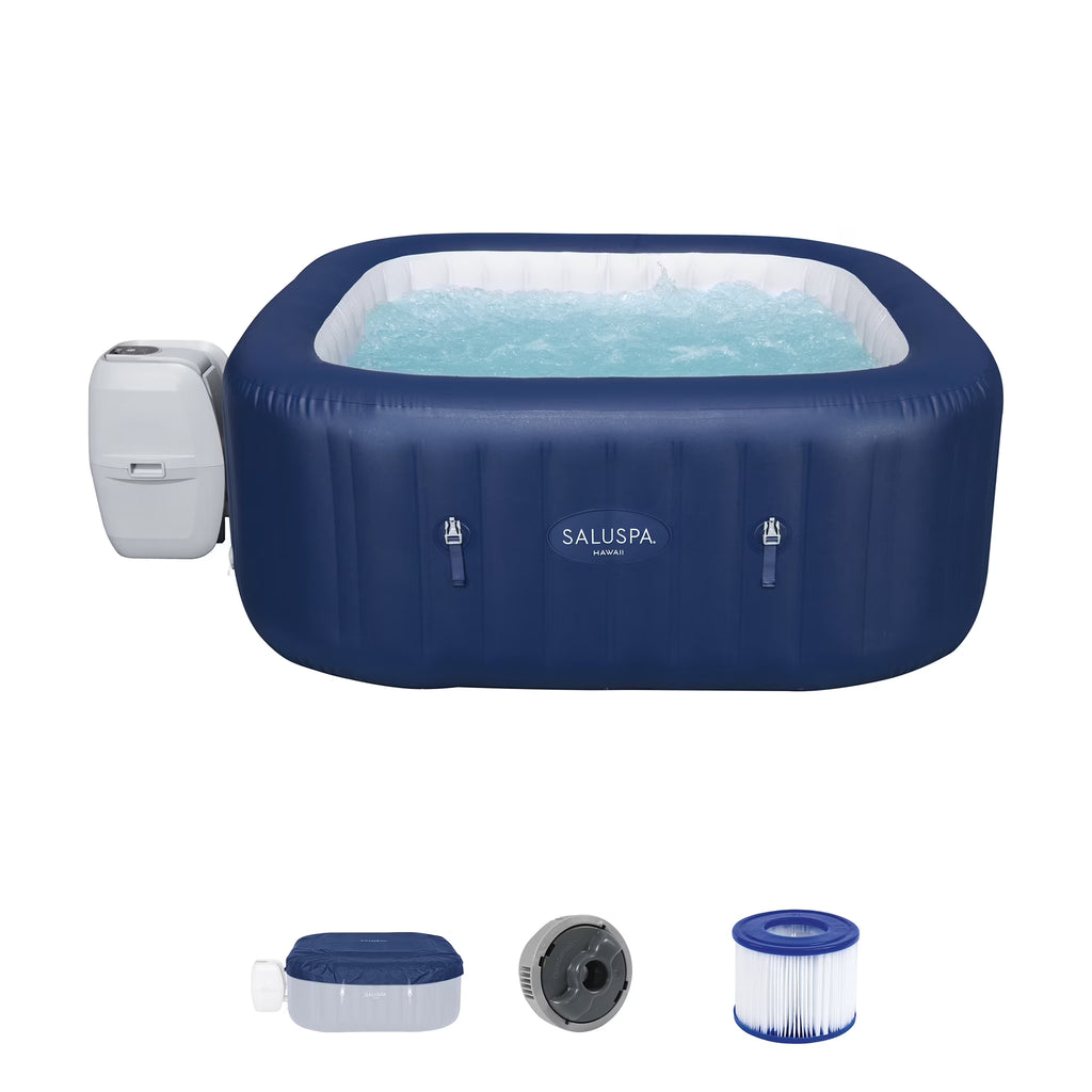 Blue Square Inflatable Hot Tub Q20545