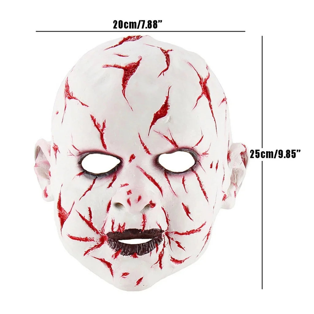Scary Creepy Halloween Face Masquerade Horror Ghost Doll E5861