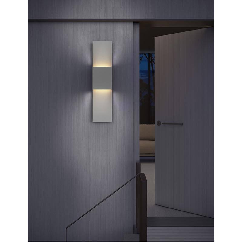 Textured White LED Panel Sconce P54218