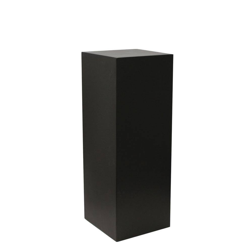 Satin Black Wood Display Column or Pedestal S8706