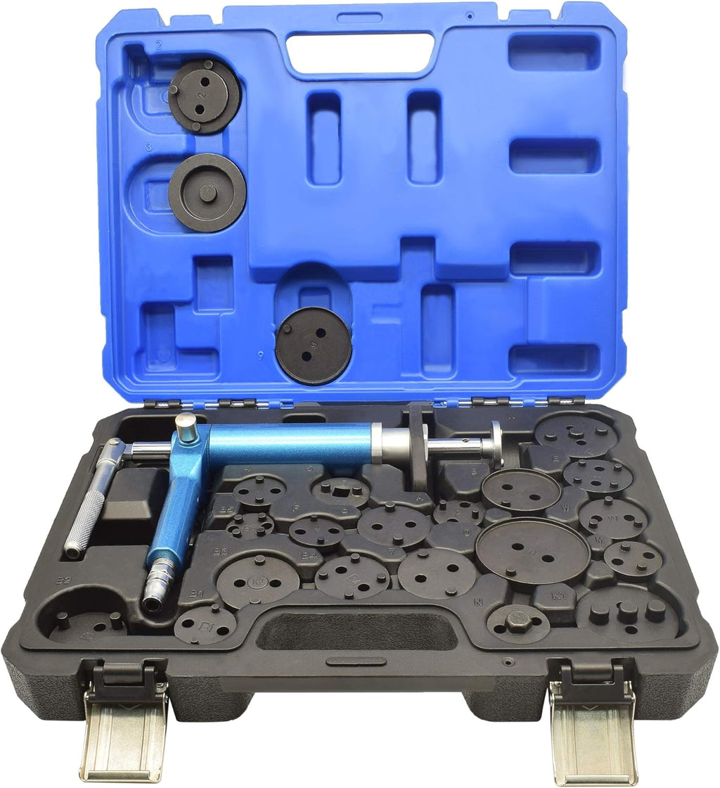 23PCS Pneumatic Brake Caliper Wind Back Tool Kit with Adapters X2897