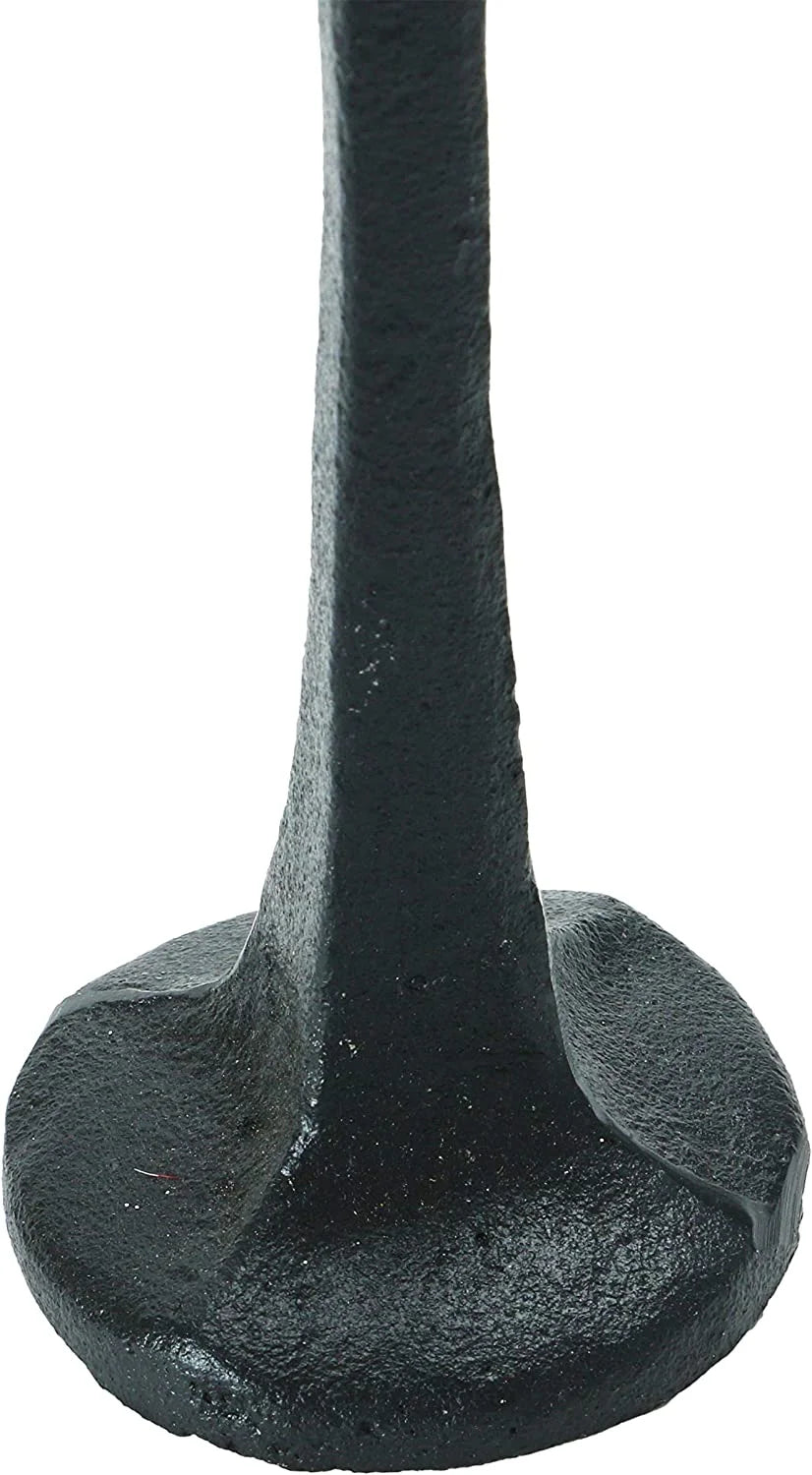 Black Cast Iron Taper Holder W6912