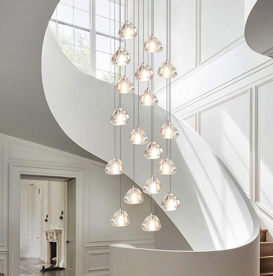 18 Lights Crystal Chandelier Pendant Light Fixture C22349