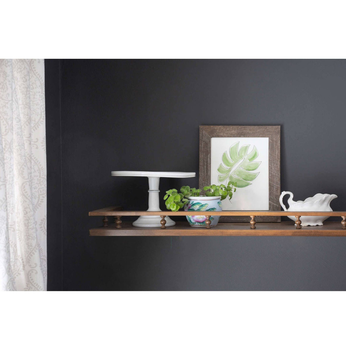 Rustic Farmhouse Espresso Wood Frame Q104212