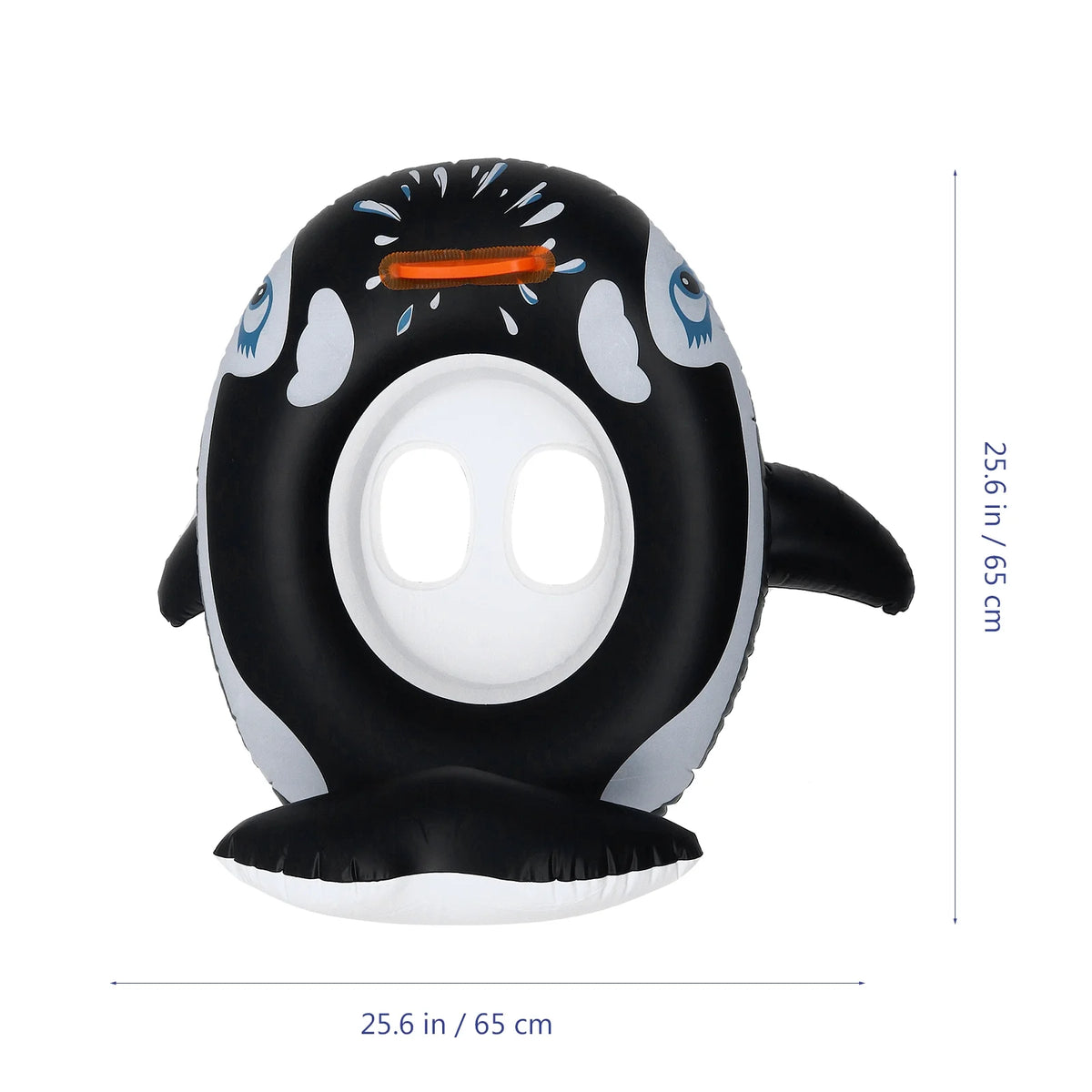 2 pcs Baby Seat Swim Ring Whale Design Pool Toys S721092