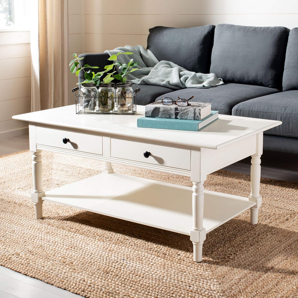 Distressed Black Coffee Table I249644