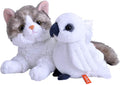 Plush Cockatoo and Cat Plush Toys F202857